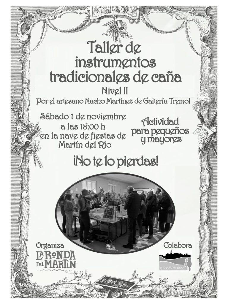 cartel instrumentos de cuerda otoño cultual martin del rio 2026